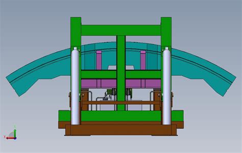 180度液压翻转机（sw16可编辑工程图） Solidworks 2016 模型图纸下载 懒石网