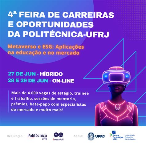 4 Feira de Carreiras e Oportunidades da Politécnica UFRJ Portal de