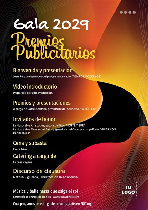 Plantillas De Invitaciones Para Entrega De Premios