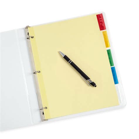 Blue Summit Supplies Tabbed Binder Dividers, 5-Tab, Manila, 30 Divider