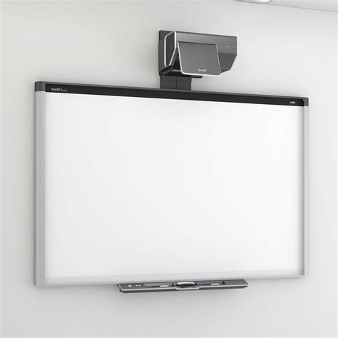 SMART Board 885ix Whiteboard System 3D Model $39 - .max .3ds .obj - Free3D