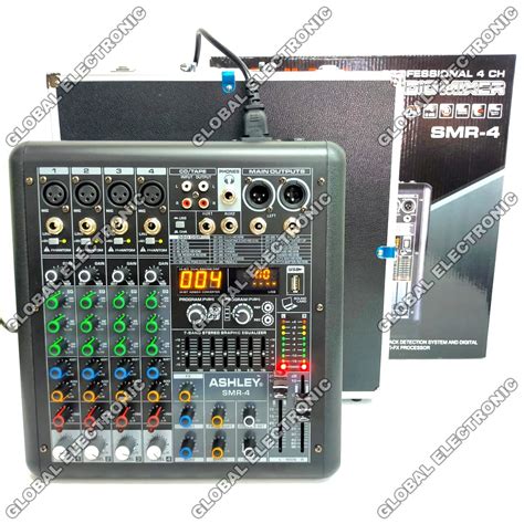 Mixer Ashley SMR 4 Original 4 Channel Bluetooth Lazada Indonesia