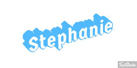 Stephanie Name Animated  Logo Designs