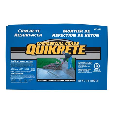 Quikrete Concrete Resurfacer 18kg | The Home Depot Canada