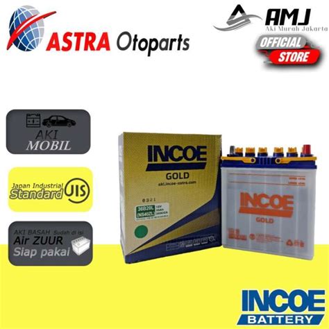 Promo Aki Mobil Incoe Gold Astra Ns Zl Aki Basah V Ah New