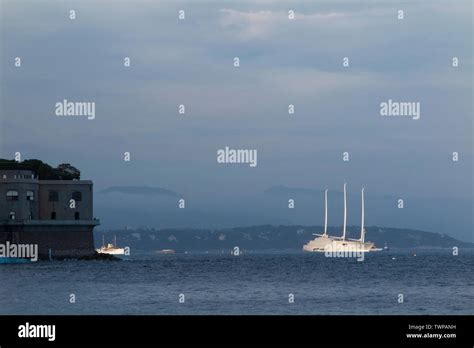 Sailing Yacht A, the super yacht owned by Russian billionaire Andrey ...
