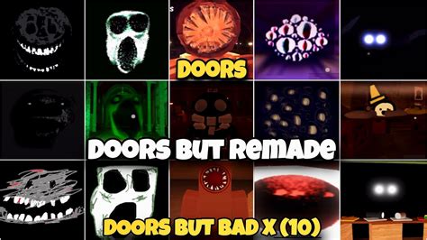 Roblox Doors Jumpscares Vs Doors But Remade Vs Doors But Bad X