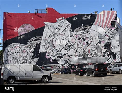 Mural By Artists How And Nosm The Arts District Downtown Los Angeles