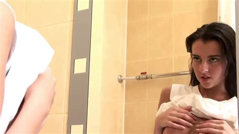 Classy Brunette Gets Naked And Masturbates In The Bathroom PornID XXX