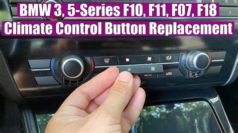 How To Replace Climate Ac Control Faded Buttons Bmw Series F F