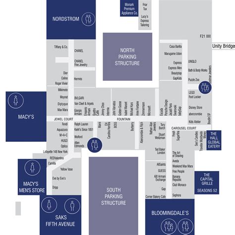 South Coast Plaza Store Map Maps For You