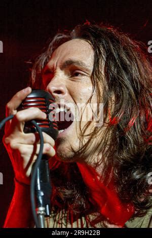 Lead Singer Brandon Boyds Of American Rock Band Incubus Performs Live