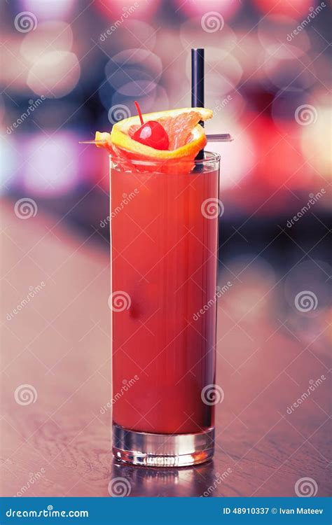 Cocktails Collection Sex On The Beach Stock Image Image Of Closeup Drink
