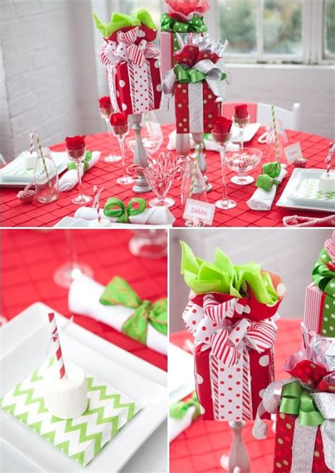 Christmas Holiday Table Decor Ideas Christmas Party Centerpieces