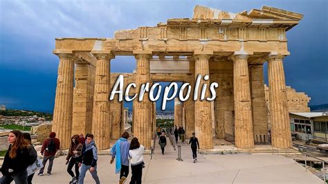 Acropolis Parthenon Athens Greece 🇬🇷walking🚶 Tour In 4k Youtube