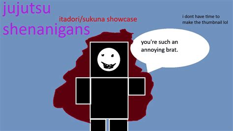 Itadori Sukuna Showcase Roblox Jujutsu Shenanigans Youtube