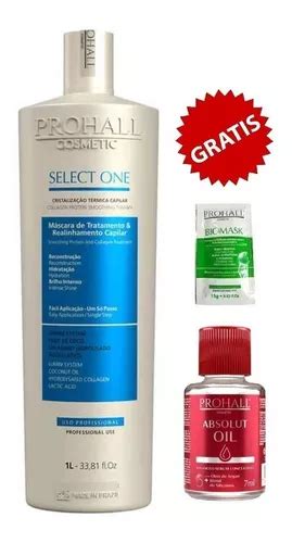 Select One Prohall Selagem Litro Brinde Oleo Argan Parcelamento