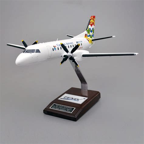 Custom Built Saab 340b Cayman Airways Model Airplane Factory Direct