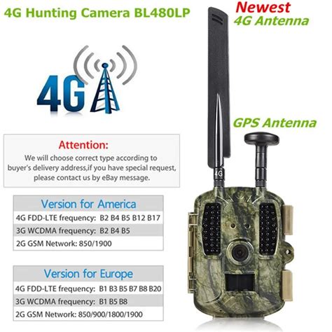 4G Scout Guard Hunting Camera GPS 940nm Infrared No Flash 12MP HD 1080P