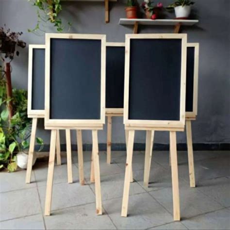 Promo Blackboard Papan Tulis Kapur Stand Diskon 17 Di Seller