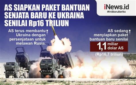 Infografis As Kembali Siapkan Paket Bantuan Senjata Ke Ukraina Senilai