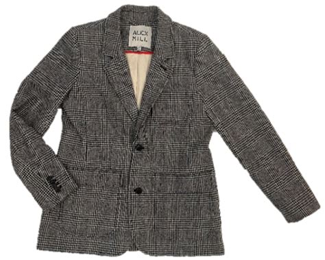 Alex Mill Blake Wool Tweed Blazer Grey Multi Garmentory