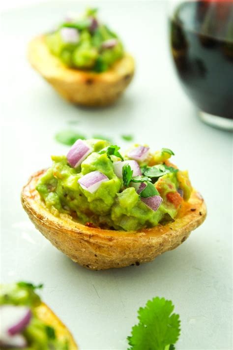 Guacamole Stuffed Potato Skins The Fitchen