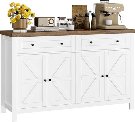 Hostack 55 Buffet Sideboard Cabinet With Storage Modern