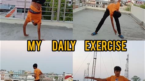 My Daily Exercise Routine Vlog Vlogs Excersice Shivam Kumar Singh