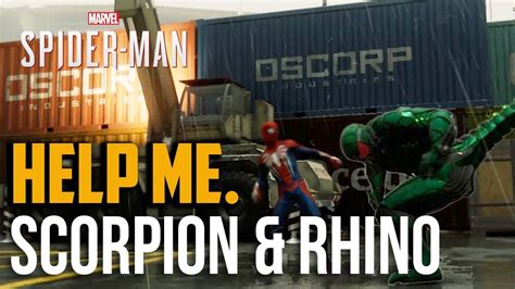 Spiderman PS4 How To Beat Scorpion And Rhino Boss On Spectacular