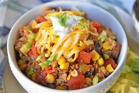 Easy Ground Beef Rice Casserole