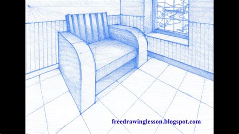 How To Draw A Sofa In 2 Point Perspective Baci Living Room