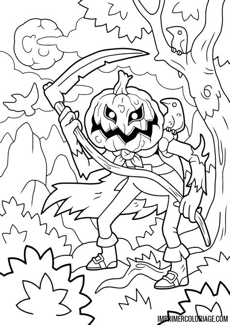 Coloriage Halloween Imprimer Gratuitement Un Coloriage