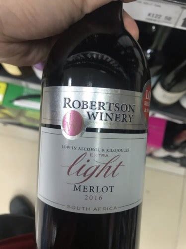 Robertson Winery Extra Light Merlot Vivino Us