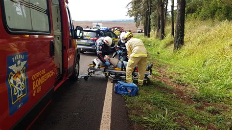 Cinco Pessoas Ficam Feridas Em Grave Acidente Na Rodovia Pr Cgn