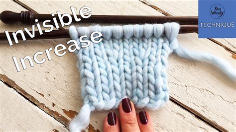 Invisible Increases When Knitting Stockinette Stitch Super Easy So