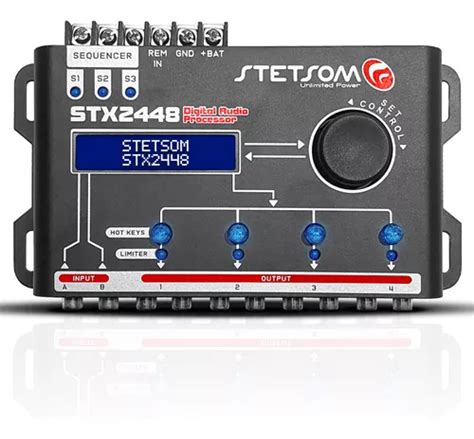 Processador De Udio Digital Equalizador Stetsom Stx V