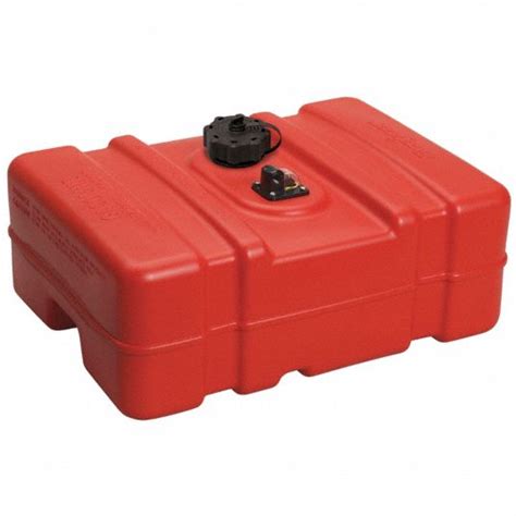 Scepter Marine Portable Fuel Tank Red Plastic 12 Gal Capacity 11 5 In Height 18 1 In Width