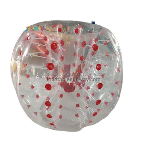 Transparent Water Balloon Inflatable Zorb Ball With German Zipper PVC