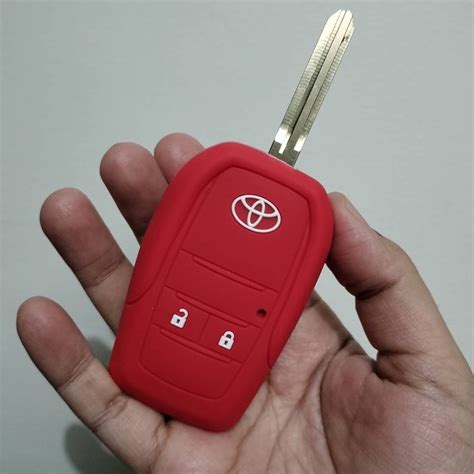 Silicone Key Cover For Modified Flip Key Toyota Wigo Avanza Vios Nd