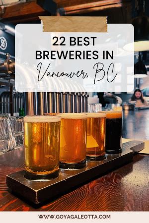 22 Best Breweries In Vancouver, BC - Mapped by Neighbourhood