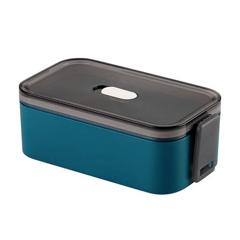 Bento Box Plastic Double Layer Lunch Box Microwave Oven Special Lunch