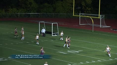 Acton Boxborough Varsity Field Hockey Vs Westford 10716 Youtube