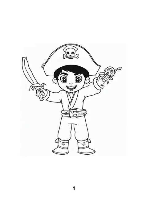 Libro Para Colorear Los Piratas Profe Social