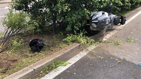 Il Motociclo Coinvolto Nell Incidente Stradale In Viale Bornata