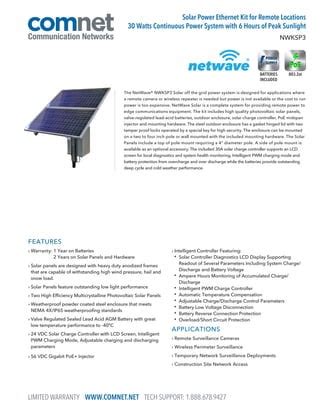 Comnet Nwksp Data Sheet Pdf