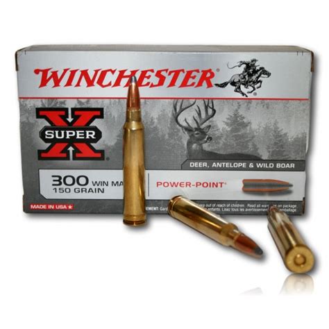 MUNITIONS WINCHESTER POWER POINT CAL 300WM BTE 20