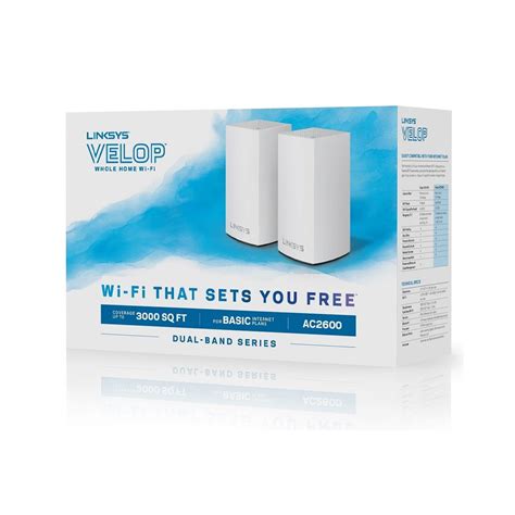 Router Mesh Wifi Linksys Velop Dual Band Pack Hacom