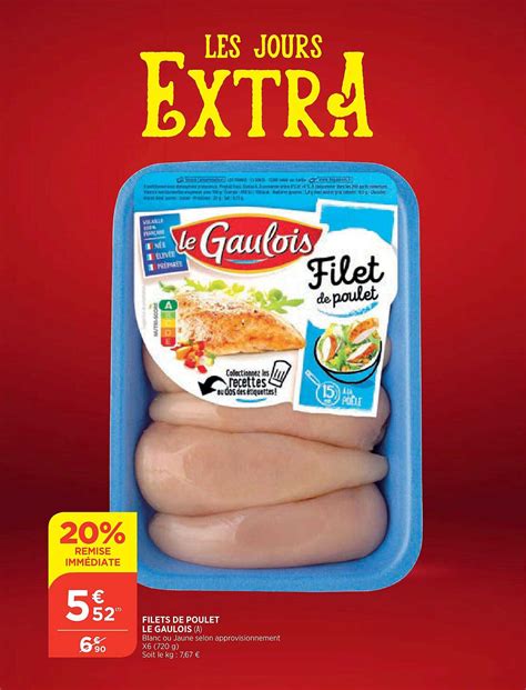 Promo Filets De Poulet Le Gaulois Chez Bi1 ICatalogue Fr