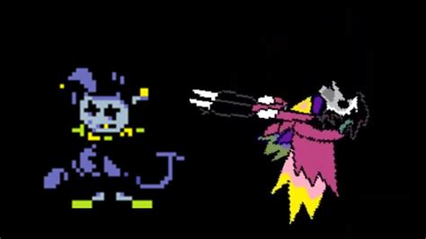 Deltarune Jevil Final Chaos And Spamton Big Shot Attack At The Same